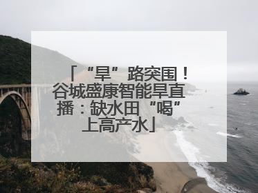 “旱”路突围！谷城盛康智能旱直播：缺水田“喝”上高产水