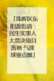 珠晖区东阳渡街道：民生实事人大票决项目落地 气排球赛点燃