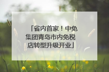 省内首家！中免集团青岛市内免税店转型升级开业