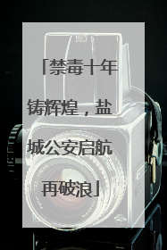 禁毒十年铸辉煌，盐城公安启航再破浪