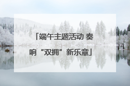 端午主题活动 奏响“双拥”新乐章