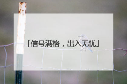 信号满格，出入无忧