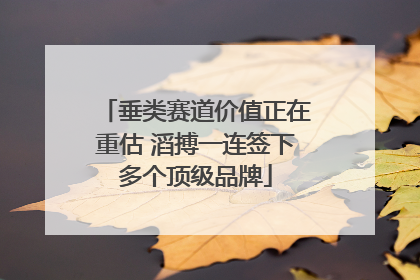 垂类赛道价值正在重估 滔搏一连签下多个顶级品牌