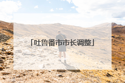 吐鲁番市市长调整