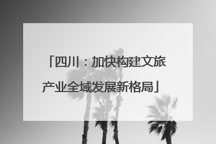 四川：加快构建文旅产业全域发展新格局