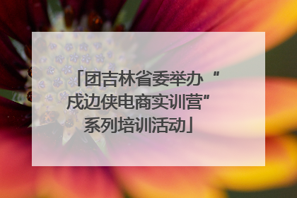 团吉林省委举办“戍边侠电商实训营”系列培训活动