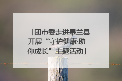 团市委走进皋兰县开展“守护健康·助你成长”主题活动