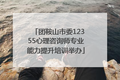 团鞍山市委12355心理咨询师专业能力提升培训举办