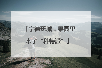 宁德蕉城：果园里来了“科特派”