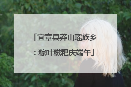 宜章县莽山瑶族乡：粽叶糍粑庆端午
