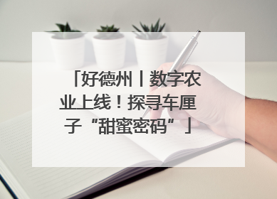 好德州丨数字农业上线！探寻车厘子“甜蜜密码”