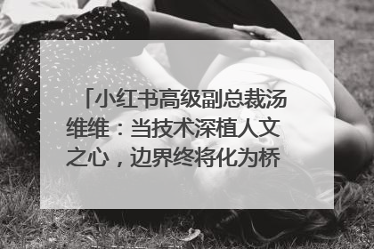 小红书高级副总裁汤维维：当技术深植人文之心，边界终将化为桥梁｜聚焦2025文化强国建设高峰论坛