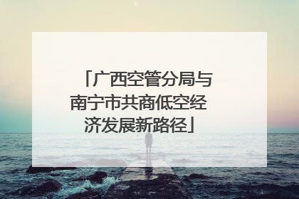 广西空管分局与南宁市共商低空经济发展新路径
