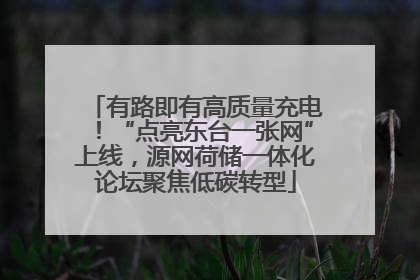 有路即有高质量充电！“点亮东台一张网”上线，源网荷储一体化论坛聚焦低碳转型
