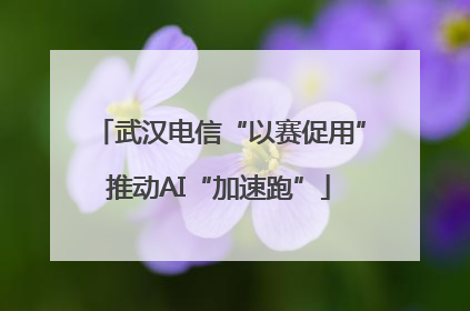 武汉电信“以赛促用”推动AI“加速跑”