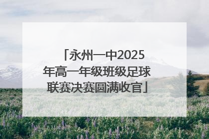 永州一中2025年高一年级班级足球联赛决赛圆满收官