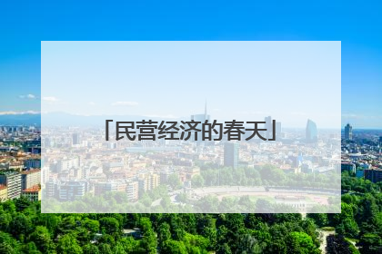 民营经济的春天