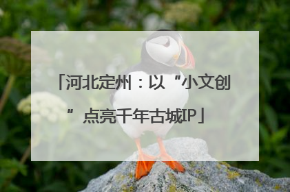 河北定州：以“小文创”点亮千年古城IP