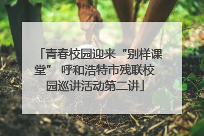 青春校园迎来“别样课堂” 呼和浩特市残联校园巡讲活动第二讲