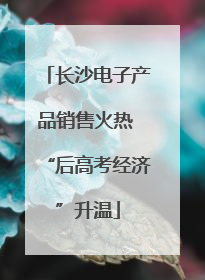长沙电子产品销售火热 “后高考经济”升温