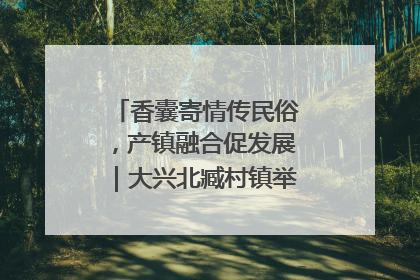 香囊寄情传民俗，产镇融合促发展｜大兴北臧村镇举办端午主题活动