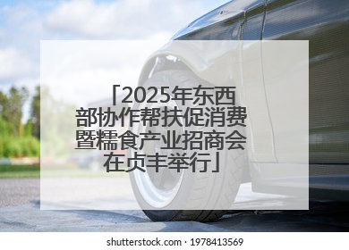 2025年东西部协作帮扶促消费暨糯食产业招商会在贞丰举行