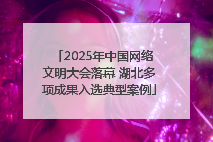2025年中国网络文明大会落幕 湖北多项成果入选典型案例