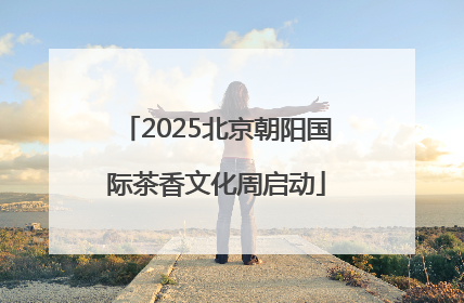 2025北京朝阳国际茶香文化周启动