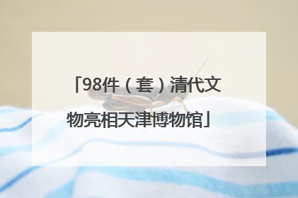 98件（套）清代文物亮相天津博物馆